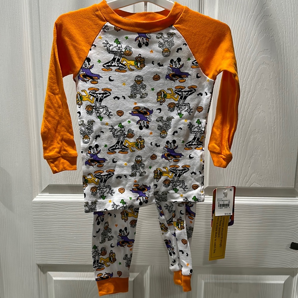 Toddler PJ’s Disney Halloween Micky size 2T